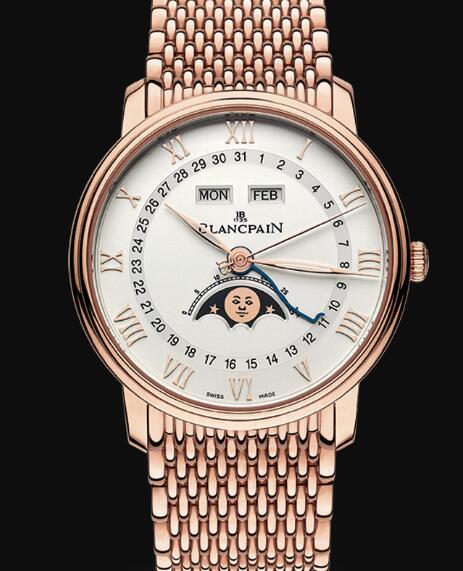 Blancpain Villeret Watch Price Review Quantième Complet Replica Watch 6654 3642 MMB